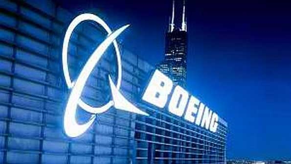 Boeing logo at HQ