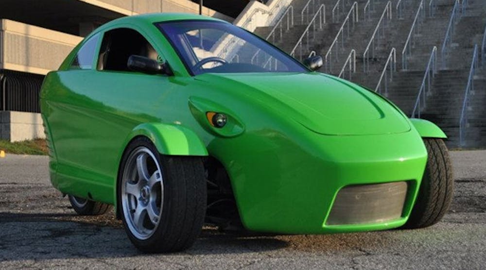 The Elio accelerates as quickly as many cars on the road -- to 100 miles per hour in 9.6 seconds, according to the company. Urban fuel economy is estimated at 49 miles per gallon and as much as 84 miles per gallon of gasoline for highway driving.