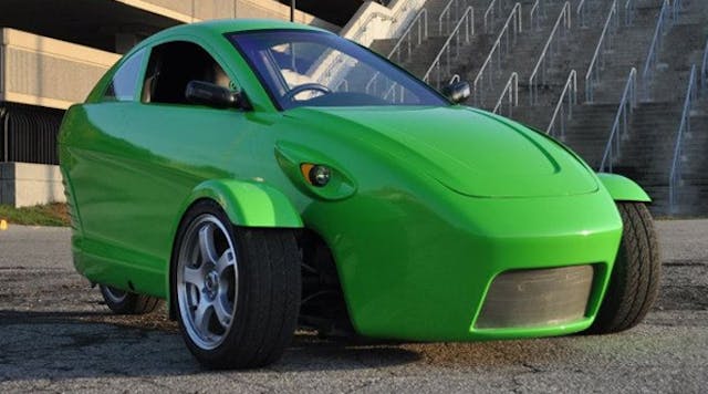The Elio accelerates as quickly as many cars on the road -- to 100 miles per hour in 9.6 seconds, according to the company. Urban fuel economy is estimated at 49 miles per gallon and as much as 84 miles per gallon of gasoline for highway driving.