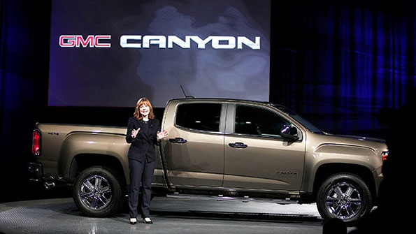 New GM Chief Mary Barra Launches New Pickup Truck