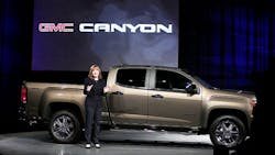 New GM Chief Mary Barra Launches New Pickup Truck New GM Chief Mary Barra Launches New Pickup Truck