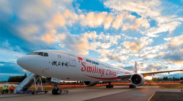 &apos;Smiling China,&apos; delivered in 2012, celebrated the 40th anniversary of Boeing&apos;s entry into China.