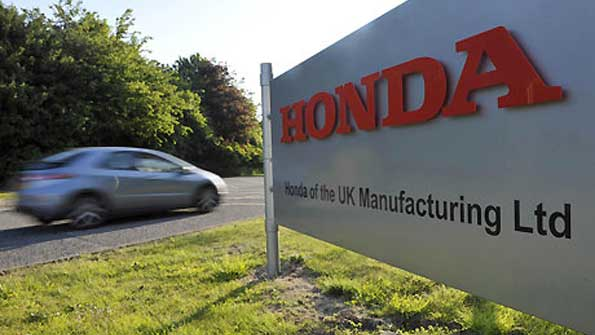 Honda to Cut UK Jobs on Weak European Car Demand