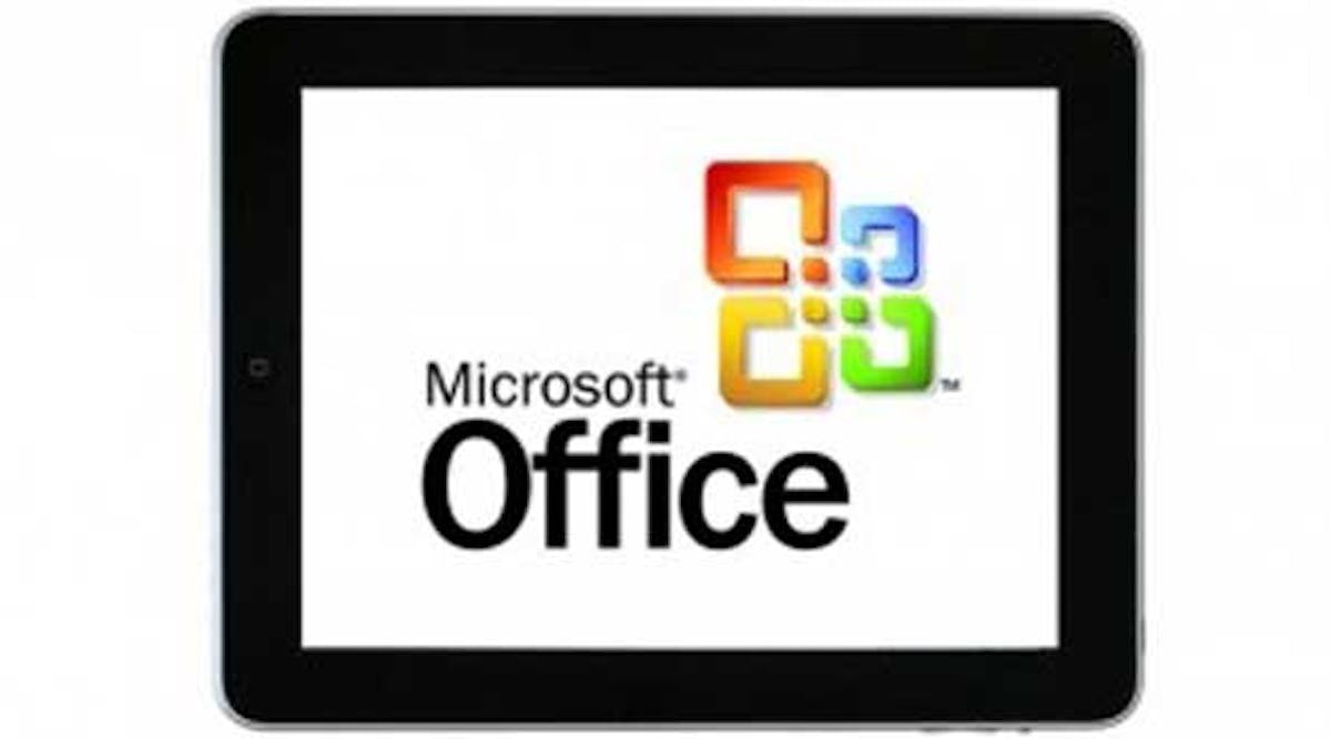 Industryweek 6417 Microsoft Delivers Office Suite Rival Apples Ipad