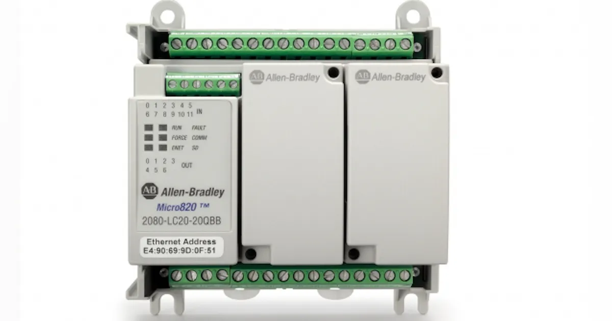 Micro820 Controller Allen-Bradley Micro820 Programmable Logic Controller Optimized for ...