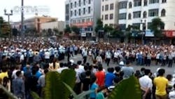 China Intervenes Over Strike at Shoe Factory China Intervenes Over Strike at Shoe Factory