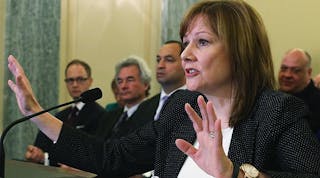 GM&apos;s Mary Barra will return to Congress June 18 to provide additional testimony. She testified before a House and Senate panel on the ignition recall in April. Copyright Mark Wilson, Getty Images