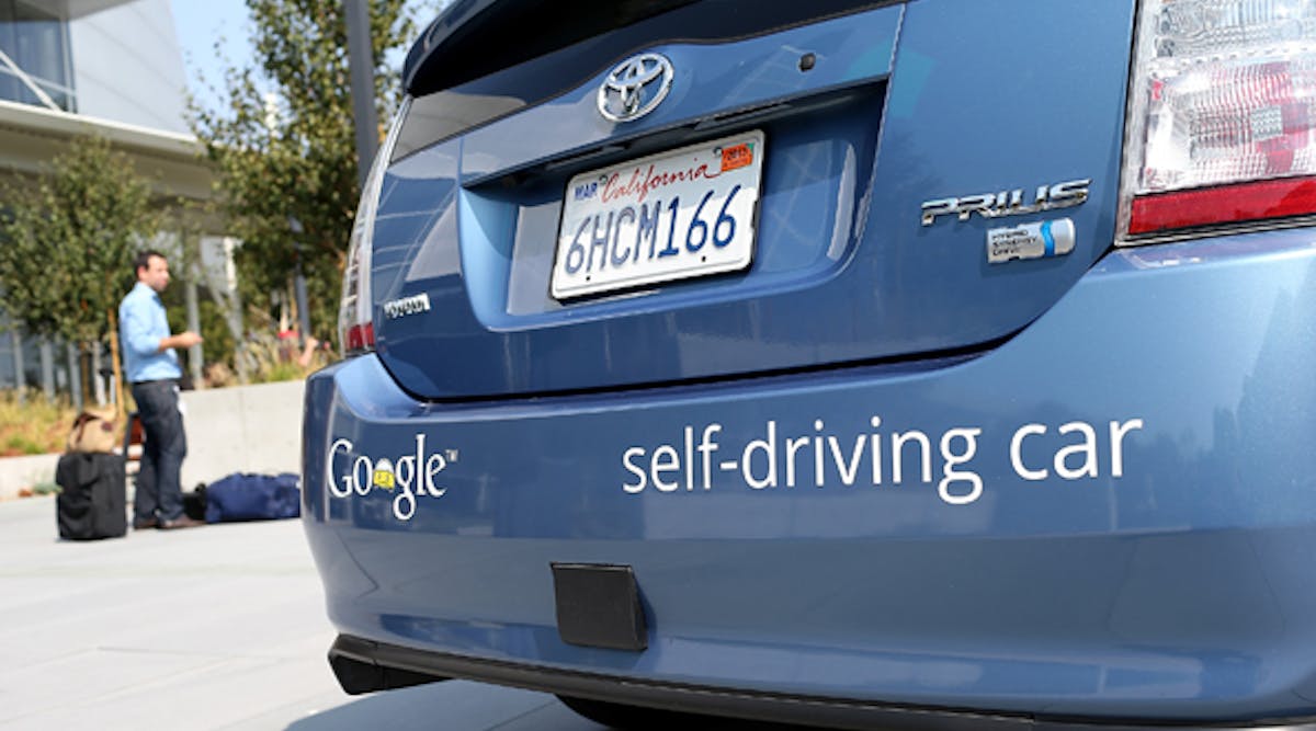 Google had its self-driving Prius prototypes approved for the road in California back September, 2012.