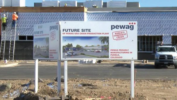 pewags new manufacturing plant in Colorado