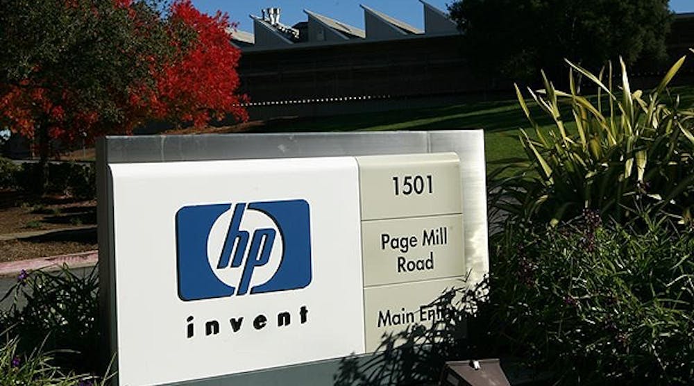 A view of the Hewlett Packard headquarters in Palo Alto, California November 23, 2009.