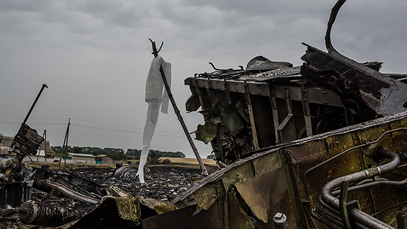 MH17 Malaysia Airlines wreckage