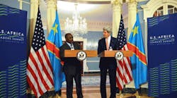 U.S. Secretary of State John Kerry and President of the Democratic Republic of Congo Joseph Kabila address reporters after their bilateral meeting at the U.S. Department of State in Washington, D.C. on August 4, 2014. (Flickr/State Department)