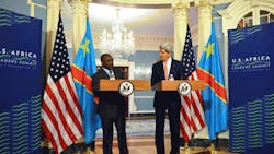 US Secretary of State John Kerry and President of the Democratic Republic of Congo Joseph Kabila address reporters after their bilateral meeting at the US Department of State in Washington DC on August 4 2014 FlickrState Department US Secretary of State John Kerry and President of the Democratic Republic of Congo Joseph Kabila address reporters after their bilateral meeting at the US Department of State in Washington DC on August 4 2014 FlickrState Department