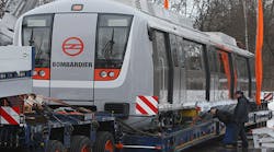 Roll Out Of First Bombardier Delhi Metro Car Copyright Sean Gallup Getty Images