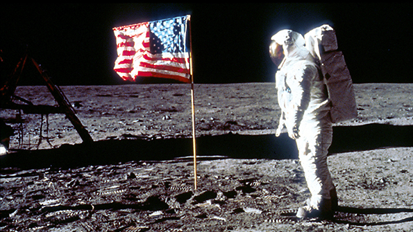 Aldrin on the Moon