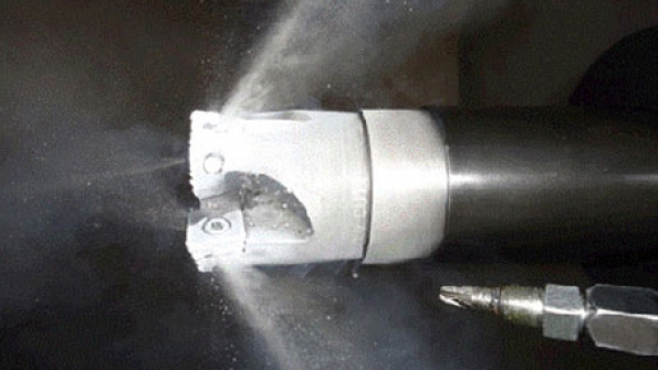 A Cryogenic CYCLO CUT HiFeed milling cutter