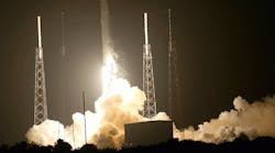 The SpaceX Falcon 9 rocket carrying a Dragon supply ship lifts off from the launch pad on a resupply mission to the International Space Station, on September 21. Copyright Joe Raedle Getty News Images
