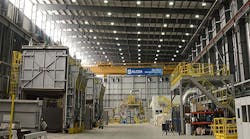 Alcoa&apos;s aluminum-lithium plant in Lafayette, Indiana, shown here, is the largest of its kind in the world. Photo: Business Wire