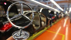 Mercedes Benz emblemDaimler Mercedes Benz emblemDaimler