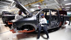 Manufacturing returned to growth mode in September the Federal Reserve reported Automotive production was still down but rebounded from its August dip of 7 Manufacturing returned to growth mode in September the Federal Reserve reported Automotive production was still down but rebounded from its August dip of 7