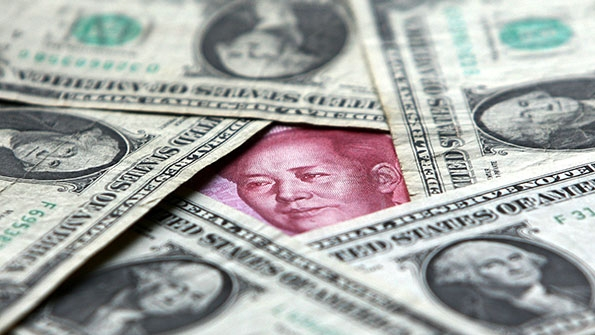 yuan surrounded by us dollars