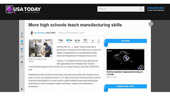 The ManufacturingEducation Nexus Critical Mass is Crucial