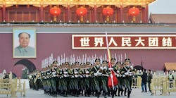 China celebrates its 65th Anniversary Of National Day Of The People&apos;s Republic Of China on Oct. 1 ChinaFotoPress via Getty Images