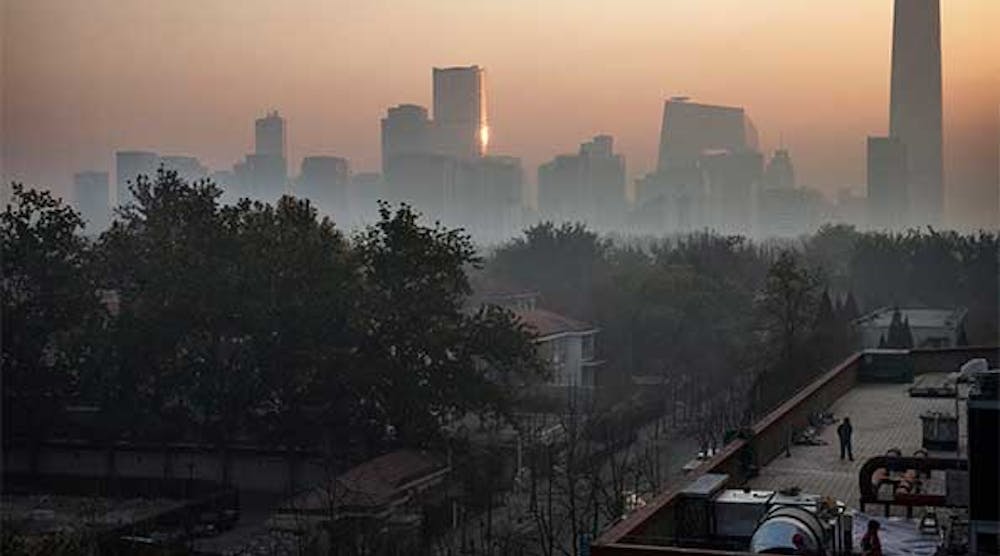 Pollution in Beijing Copyright Kevin Frayer,Getty Images