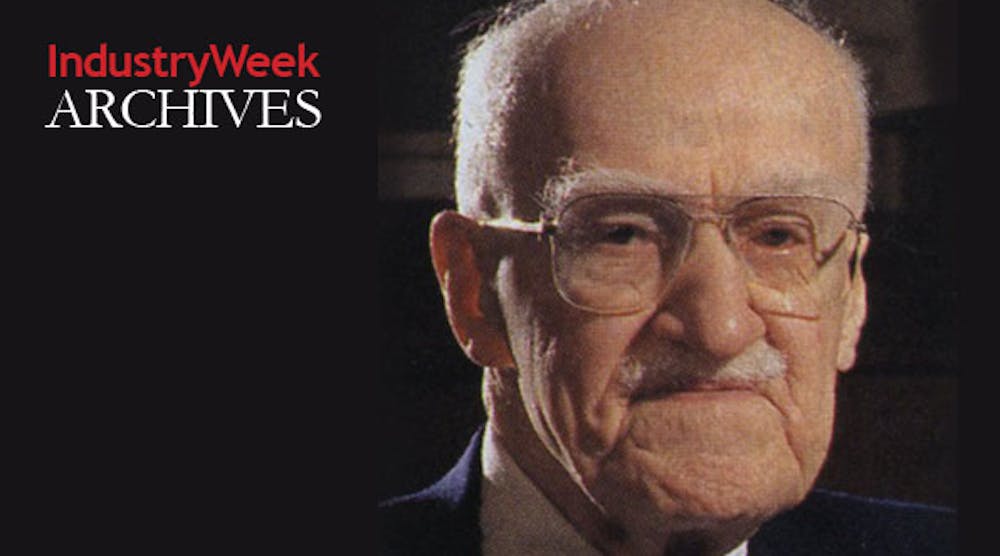 A Quality Conversation with Dr. Joseph Juran | IndustryWeek