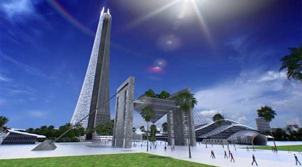 The project&apos;s working title is the &ldquo;Al-Noor Tower&rdquo; (Tower of Light in Arabic), but it is expected eventually to be named after King Mohamed VI. Photo Courtesy of medias24.com
