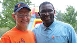 Paul Thompson founder of Transportation Insight with Emmanuel quotMannyquot Ohonme founder of Samaritan39s Feet Paul Thompson founder of Transportation Insight with Emmanuel quotMannyquot Ohonme founder of Samaritan39s Feet