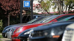 General Motors car lot
