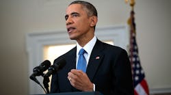 U.S. President Barack Obama speaks to the nation about normalizing diplomatic relations the Cuba in the Cabinet Room of the White House.