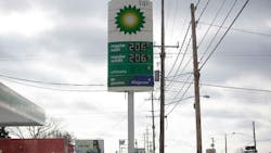 BP Gas sign BP Gas sign