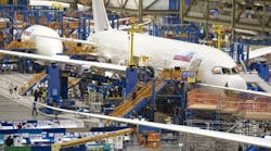 Aircraft production cooled slightly in January, but overall durable goods production in the U.S. increased 0.4%, leading growth in the manufacturing sector.