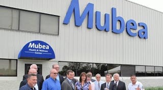 Mubea North America, in July, opened its Health &amp; Wellness Center, which is a full family practice center staffed by a family practice physician, registered nurse and medical assistant. It is equipped to handle occupational injuries with a trauma room, two examining rooms and a pharmacy.