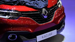 A Renault car at a recent show A Renault car at a recent show