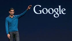 Google senior vice president of product Sundar Pichai Google senior vice president of product Sundar Pichai