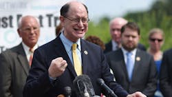Congressman Brad Sherman at an antiFast Track Authority rally earlier this week Congressman Brad Sherman at an antiFast Track Authority rally earlier this week