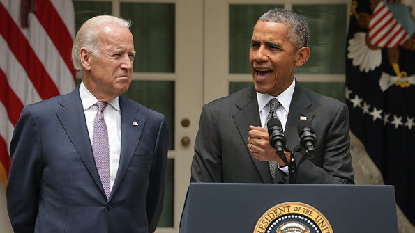 Vice President Joe Biden and President Barack Obama