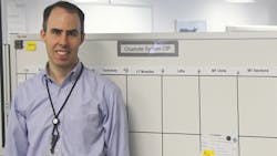 James Felsted commercial plant manager at Bosch Rexroth39s Charlotte NC plant captures ideas from its Shark Tank program on a System CIP board James Felsted commercial plant manager at Bosch Rexroth39s Charlotte NC plant captures ideas from its Shark Tank program on a System CIP board