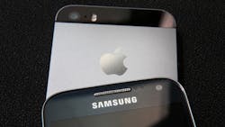 Samsung and Apple smartphones Samsung and Apple smartphones