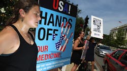 TPP protestors on Capitol Hill TPP protestors on Capitol Hill