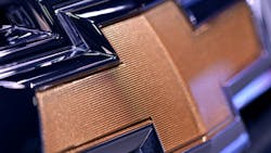 The familiar Chevy bowtie The familiar Chevy bowtie