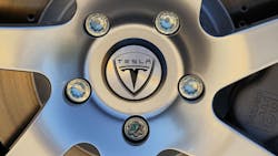 A Tesla wheel A Tesla wheel