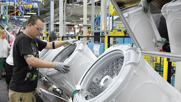 GE Building Up US Manufacturing with New Laundry Line