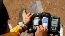 A group of GPS devices A group of GPS devices