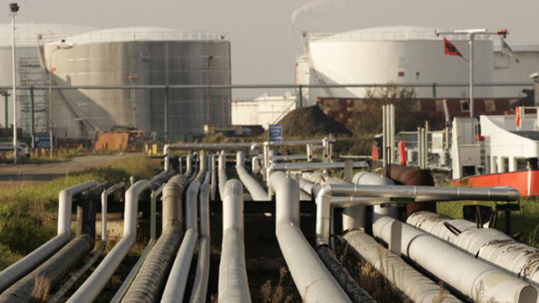 Total Refinery pipelines in Belgium