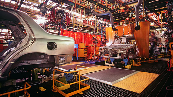 US manufacturing production continued to grow in August the ISM manufacturing index reported but at a slower pace falling 24 percentage points from July