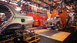 US manufacturing production continued to grow in August the ISM manufacturing index reported but at a slower pace falling 24 percentage points from July US manufacturing production continued to grow in August the ISM manufacturing index reported but at a slower pace falling 24 percentage points from July